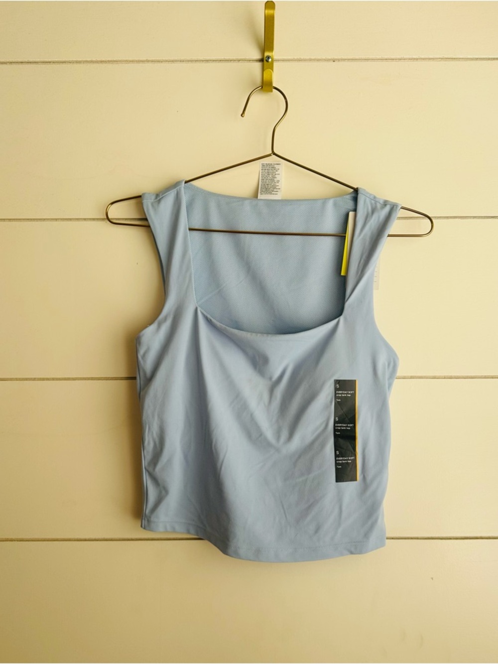 all in motion Light Blue Scoop Neck Tank Top